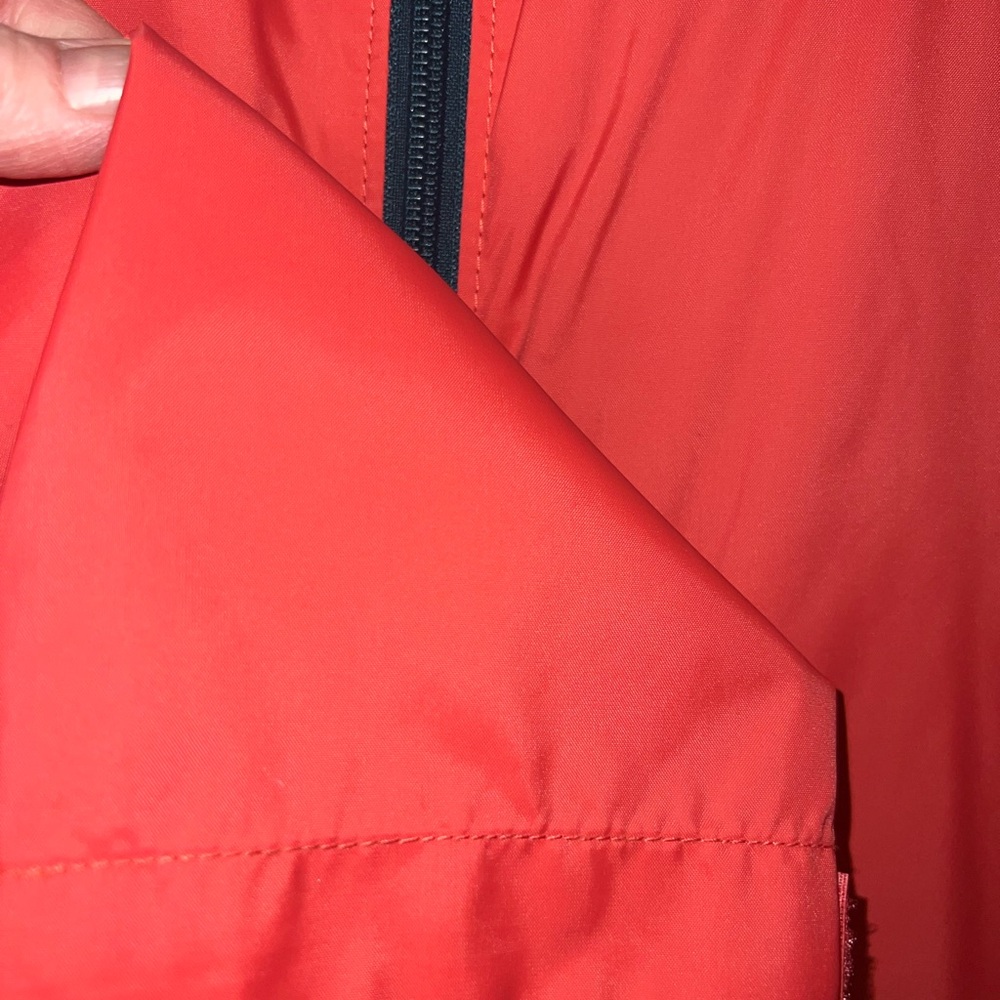 Columbia men’s wind breaker size L like new 
Coral-reddish color with navy blue - Picture 3 of 11